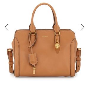 McQueen Padlock Camel Small Bag